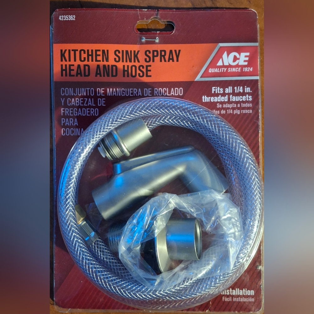 Ace For Universal Brushed Nickel Faucet Sprayer With Hose